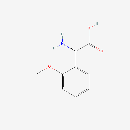 (2S)-2-amino-2-(2-methoxyphenyl)acetic acid (CAS: 103889-86-7) - Chemical Structure and Molecular Formula 