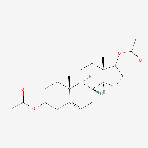 [(8R,9S,10R,13S,14S)-17-acetyloxy-10,13-dimethyl-2,3,4,7,8,9,11,12,14,15,16,17-dodecahydro-1H-cyclopenta[a]phenanthren-3-yl] acetate (CAS: 116262-99-8) - Related Chemical Product