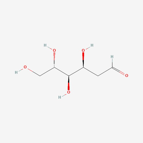 (3S,4R,5S)-3,4,5,6-tetrahydroxyhexanal (CAS: 25029-33-8) - Chemical Structure and Molecular Formula 