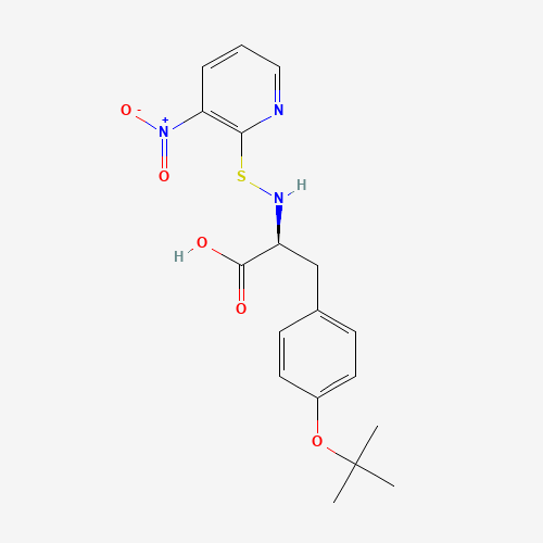 (2S)-3-[4-[(2-methylpropan-2-yl)oxy]phenyl]-2-[(3-nitropyridin-2-yl)sulfanylamino]propanoic acid (CAS: 76863-84-8) - Related Chemical Product