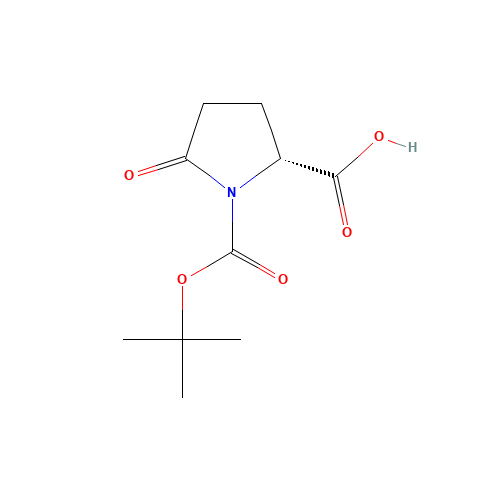 (2R)-1-[(2-methylpropan-2-yl)oxycarbonyl]-5-oxopyrrolidine-2-carboxylic acid (CAS: 160347-90-0) - Related Chemical Product