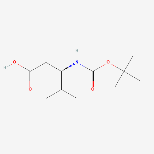 (3S)-4-methyl-3-[(2-methylpropan-2-yl)oxycarbonylamino]pentanoic acid (CAS: 179412-79-4) - Related Chemical Product