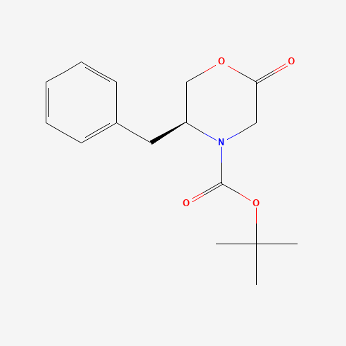 tert-butyl (5S)-5-benzyl-2-oxomorpholine-4-carboxylate (CAS: 130317-10-1) - Related Chemical Product