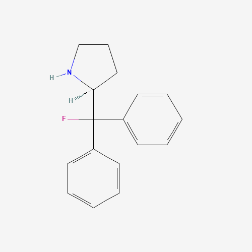 (2S)-2-[fluoro(diphenyl)methyl]pyrrolidine (CAS: 274674-23-6) - Related Chemical Product