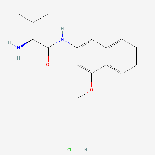 (2S)-2-amino-N-(4-methoxynaphthalen-2-yl)-3-methylbutanamide;hydrochloride (CAS: 201982-92-5) - Related Chemical Product