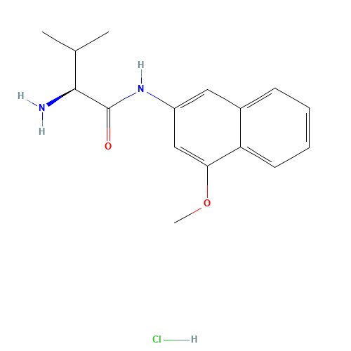 (2S)-2-amino-N-(4-methoxynaphthalen-2-yl)-3-methylbutanamide;hydrochloride (CAS: 201982-92-5) - Related Chemical Product
