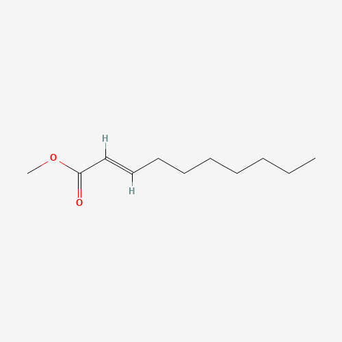 methyl (E)-dec-2-enoate (CAS: 2482-39-5) - Chemical Structure and Molecular Formula 