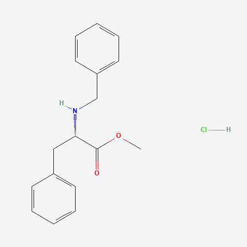 methyl (2S)-2-(benzylamino)-3-phenylpropanoate;hydrochloride (CAS: 7703-09-5) - Chemical Structure and Molecular Formula 