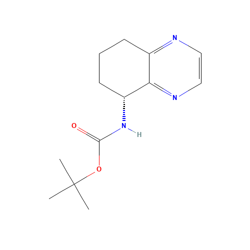 tert-butyl N-[(5R)-5,6,7,8-tetrahydroquinoxalin-5-yl]carbamate (CAS: 911826-35-2) - Related Chemical Product