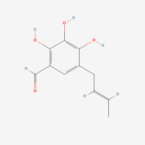 5-[(E)-but-2-enyl]-2,3,4-trihydroxybenzaldehyde (CAS: 94008-46-5) - Related Chemical Product
