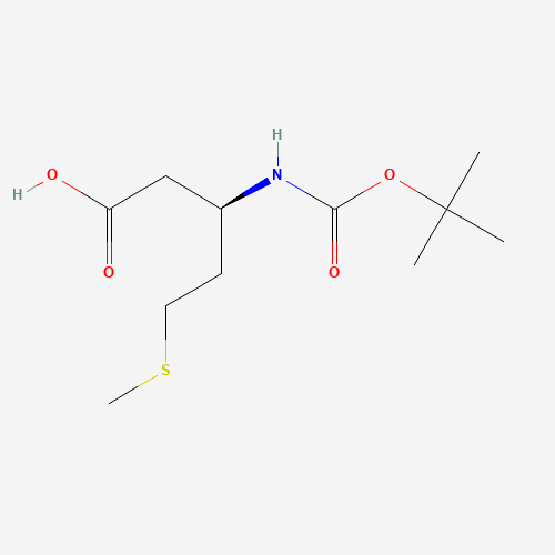 (3R)-3-[(2-methylpropan-2-yl)oxycarbonylamino]-5-methylsulfanylpentanoic acid (CAS: 244251-20-5) - Related Chemical Product