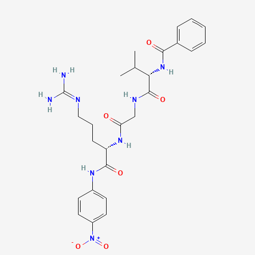 N-[(2S)-1-[[2-[[(2S)-5-(diaminomethylideneamino)-1-(4-nitroanilino)-1-oxopentan-2-yl]amino]-2-oxoethyl]amino]-3-methyl-1-oxobutan-2-yl]benzamide (CAS: 64717-41-5) - Related Chemical Product