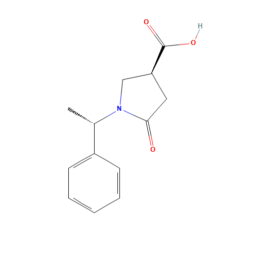 (3S)-5-oxo-1-[(1S)-1-phenylethyl]pyrrolidine-3-carboxylic acid (CAS: 173340-19-7) - Related Chemical Product