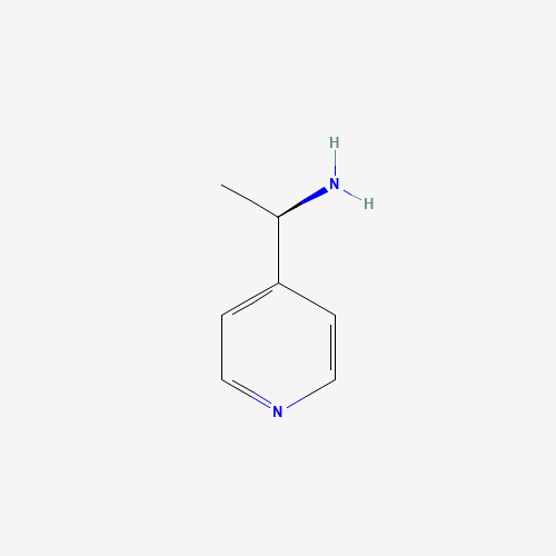 (1R)-1-pyridin-4-ylethanamine (CAS: 45682-36-8) - Chemical Structure and Molecular Formula 
