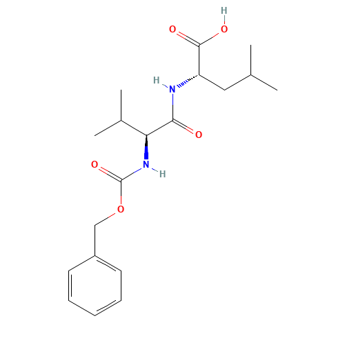 (2S)-4-methyl-2-[[(2S)-3-methyl-2-(phenylmethoxycarbonylamino)butanoyl]amino]pentanoic acid (CAS: 17708-79-1) - Related Chemical Product