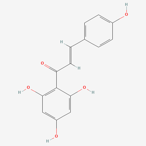 (E)-3-(4-hydroxyphenyl)-1-(2,4,6-trihydroxyphenyl)prop-2-en-1-one (CAS: 73692-50-9) - Chemical Structure and Molecular Formula 