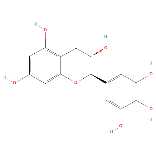 (2R,3S)-2-(3,4,5-trihydroxyphenyl)-3,4-dihydro-2H-chromene-3,5,7-triol (CAS: 1617-55-6) - Related Chemical Product