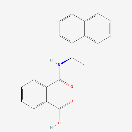 2-[[(1R)-1-naphthalen-1-ylethyl]carbamoyl]benzoic acid (CAS: 163438-05-9) - Related Chemical Product