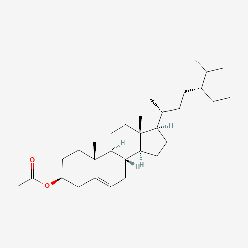 [(3S,8S,9S,10R,13R,14S,17R)-17-[(2R,5R)-5-ethyl-6-methylheptan-2-yl]-10,13-dimethyl-2,3,4,7,8,9,11,12,14,15,16,17-dodecahydro-1H-cyclopenta[a]phenanthren-3-yl] acetate (CAS: 915-05-9) - Related Chemical Product