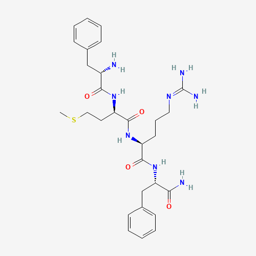 (2S)-N-[(2S)-1-amino-1-oxo-3-phenylpropan-2-yl]-2-[[(2R)-2-[[(2S)-2-amino-3-phenylpropanoyl]amino]-4-methylsulfanylbutanoyl]amino]-5-(diaminomethylideneamino)pentanamide (CAS: 84313-43-9) - Related Chemical Product