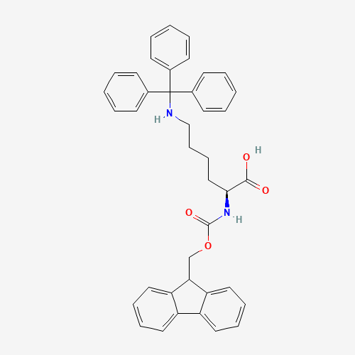 (2S)-2-(9H-fluoren-9-ylmethoxycarbonylamino)-6-(tritylamino)hexanoic acid (CAS: 111061-54-2) - Related Chemical Product