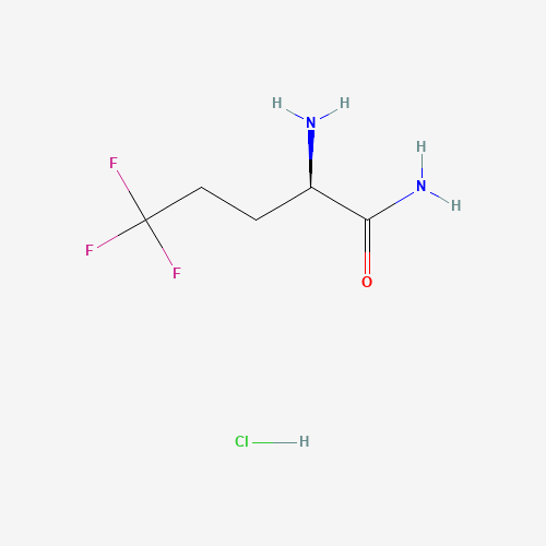 (2R)-2-amino-5,5,5-trifluoropentanamide;hydrochloride (CAS: 1146699-58-2) - Related Chemical Product
