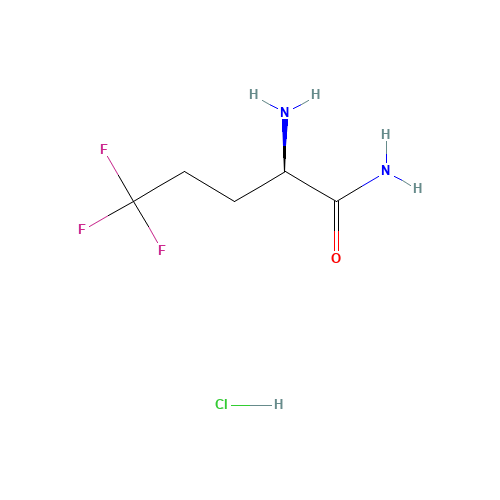 (2R)-2-amino-5,5,5-trifluoropentanamide;hydrochloride (CAS: 1146699-58-2) - Related Chemical Product