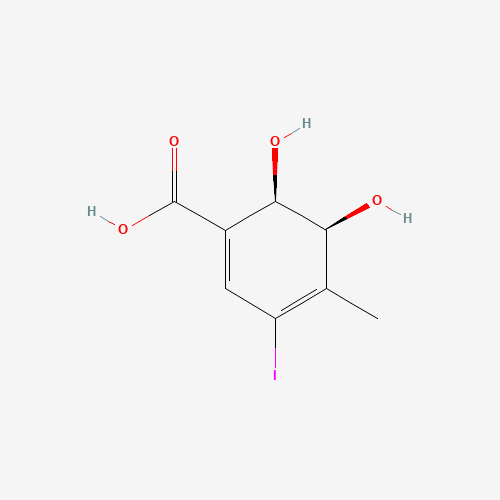 (5S,6R)-5,6-dihydroxy-3-iodo-4-methylcyclohexa-1,3-diene-1-carboxylic acid (CAS: 205504-03-6) - Related Chemical Product