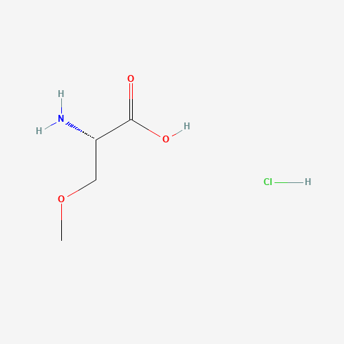 (2S)-2-amino-3-methoxypropanoic acid;hydrochloride (CAS: 336100-47-1) - Chemical Structure and Molecular Formula 