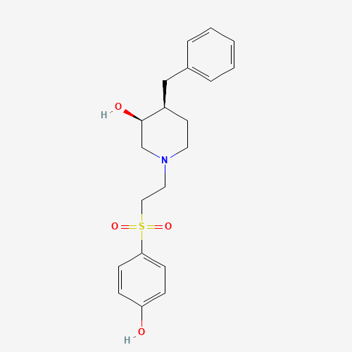 (3S,4S)-4-benzyl-1-[2-(4-hydroxyphenyl)sulfonylethyl]piperidin-3-ol (CAS: 312625-23-3) - Related Chemical Product