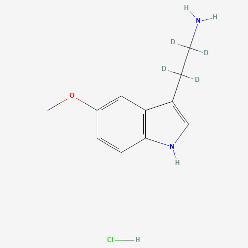 1,1,2,2-tetradeuterio-2-(5-methoxy-1H-indol-3-yl)ethanamine;hydrochloride (CAS: 66521-35-5) - Related Chemical Product