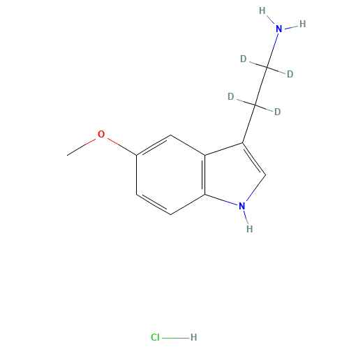 1,1,2,2-tetradeuterio-2-(5-methoxy-1H-indol-3-yl)ethanamine;hydrochloride (CAS: 66521-35-5) - Related Chemical Product