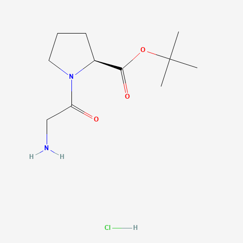 tert-butyl (2S)-1-(2-aminoacetyl)pyrrolidine-2-carboxylate;hydrochloride (CAS: 60189-22-2) - Related Chemical Product