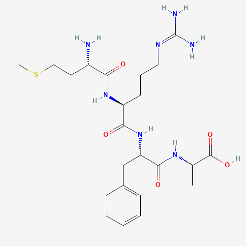 (2S)-2-[[(2S)-2-[[(2S)-2-[[(2S)-2-amino-4-methylsulfanylbutanoyl]amino]-5-(diaminomethylideneamino)pentanoyl]amino]-3-phenylpropanoyl]amino]propanoic acid (CAS: 67368-29-0) - Related Chemical Product
