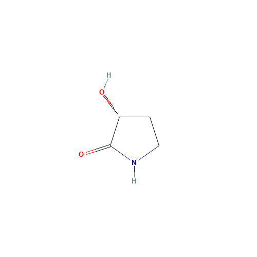 (3R)-3-hydroxypyrrolidin-2-one (CAS: 77510-50-0) - Chemical Structure and Molecular Formula 