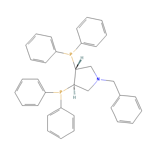 [(3R,4R)-1-benzyl-4-diphenylphosphanylpyrrolidin-3-yl]-diphenylphosphane (CAS: 99135-95-2) - Related Chemical Product
