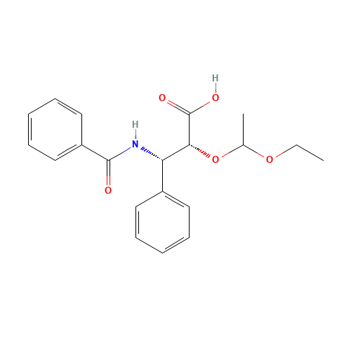 (2R,3S)-3-benzamido-2-(1-ethoxyethoxy)-3-phenylpropanoic acid (CAS: 216094-54-1) - Related Chemical Product