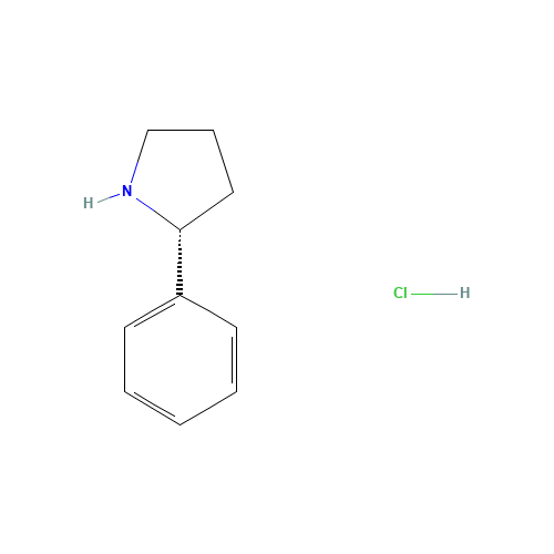 (2R)-2-phenylpyrrolidine;hydrochloride (CAS: 56523-48-9) - Related Chemical Product