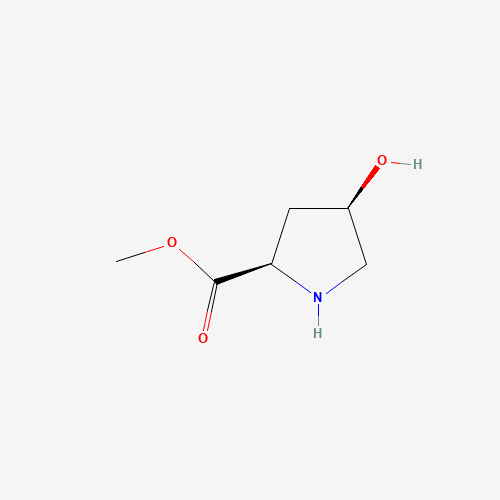 methyl (2R,4R)-4-hydroxypyrrolidine-2-carboxylate (CAS: 114676-47-0) - Chemical Structure and Molecular Formula 
