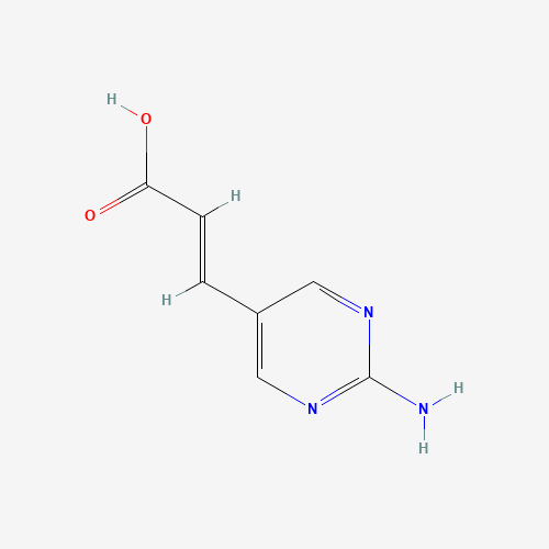 (E)-3-(2-aminopyrimidin-5-yl)prop-2-enoic acid (CAS: 335030-80-3) - Related Chemical Product