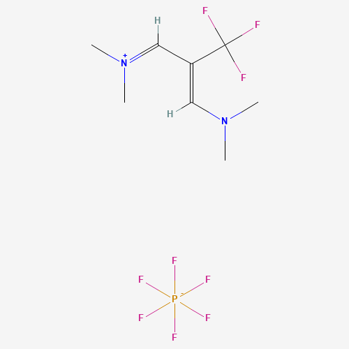 [(Z)-3-(dimethylamino)-2-(trifluoromethyl)prop-2-enylidene]-dimethylazanium;hexafluorophosphate (CAS: 292067-84-6) - Related Chemical Product