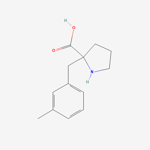 (2S)-2-[(3-methylphenyl)methyl]pyrrolidine-2-carboxylic acid (CAS: 1049981-09-0) - Related Chemical Product