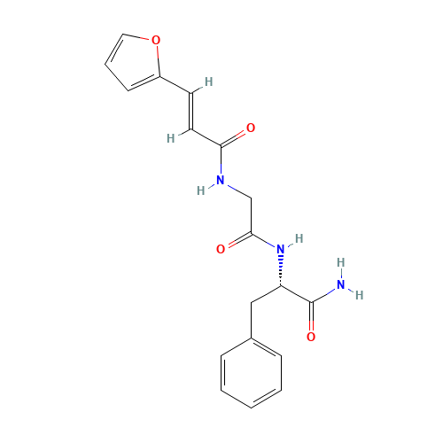 (2S)-2-[[2-[[(E)-3-(furan-2-yl)prop-2-enoyl]amino]acetyl]amino]-3-phenylpropanamide (CAS: 26400-34-0) - Related Chemical Product