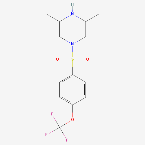 (3S,5R)-3,5-dimethyl-1-[4-(trifluoromethoxy)phenyl]sulfonylpiperazine (CAS: 958243-69-1) - Related Chemical Product