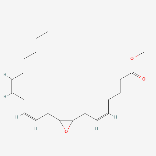 methyl (Z)-7-[3-[(2Z,5Z)-undeca-2,5-dienyl]oxiran-2-yl]hept-5-enoate (CAS: 132072-50-5) - Chemical Structure and Molecular Formula 
