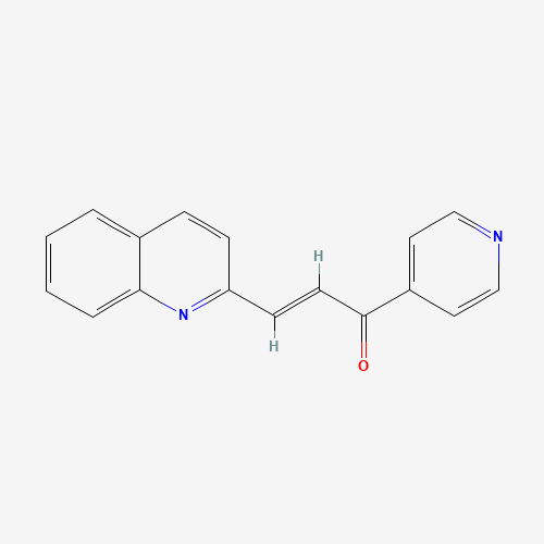 (E)-1-pyridin-4-yl-3-quinolin-2-ylprop-2-en-1-one (CAS: 4382-63-2) - Related Chemical Product