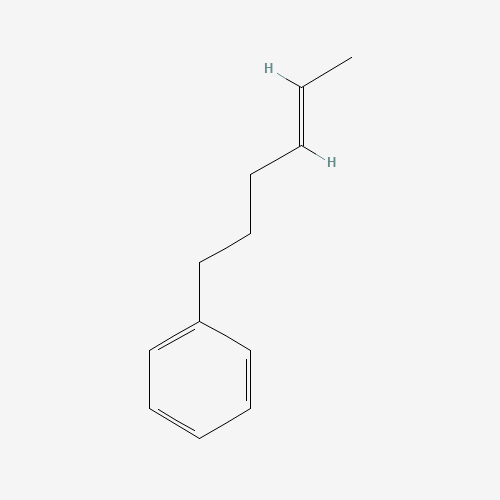 [(E)-hex-4-enyl]benzene (CAS: 23086-43-3) - Chemical Structure and Molecular Formula 
