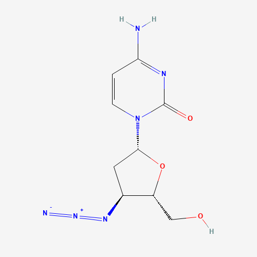 4-amino-1-[(2R,4S,5S)-4-azido-5-(hydroxymethyl)oxolan-2-yl]pyrimidin-2-one (CAS: 84472-89-9) - Related Chemical Product