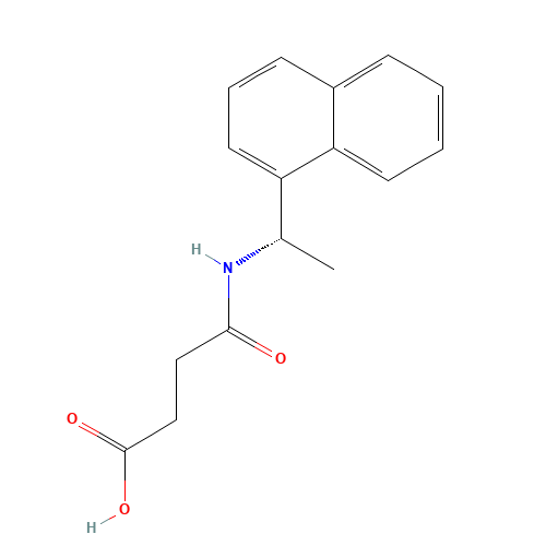 4-[[(1S)-1-naphthalen-1-ylethyl]amino]-4-oxobutanoic acid (CAS: 212556-04-2) - Related Chemical Product