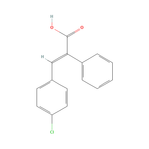 (E)-3-(4-chlorophenyl)-2-phenylprop-2-enoic acid (CAS: 7466-99-1) - Related Chemical Product